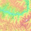 Diamer District topographic map, elevation, terrain