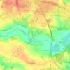 Bawburgh topographic map, elevation, terrain