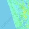Kodungallur topographic map, elevation, terrain