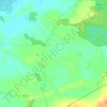 Glasshouse topographic map, elevation, terrain