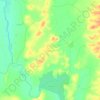 Gassan topographic map, elevation, terrain