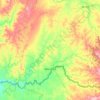 Bela Vista topographic map, elevation, terrain