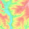 Ряженское сельское поселение topographic map, elevation, terrain