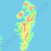 Sarangani Island topographic map, elevation, terrain