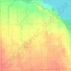 Huron Township topographic map, elevation, terrain