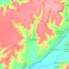 Los Balbases topographic map, elevation, terrain
