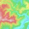 Hnilčík topographic map, elevation, terrain