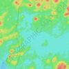 Lac Camachigama topographic map, elevation, terrain