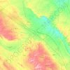 Thadiq topographic map, elevation, terrain