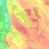 Rocky Mountain House topographic map, elevation, terrain