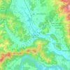 Sankt Paul im Lavanttal topographic map, elevation, terrain