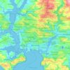 Plymouth topographic map, elevation, terrain