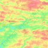 Vallons-de-l'Erdre topographic map, elevation, terrain