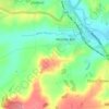 Weedon Bec topographic map, elevation, terrain