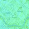 Kirchwerder topographic map, elevation, terrain
