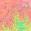 Jigme Dorji National Park topographic map, elevation, terrain