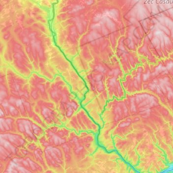 Routhierville topographic map, elevation, terrain