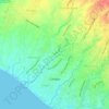 Canggu topographic map, elevation, terrain