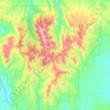 Jarbidge Wilderness Area topographic map, elevation, terrain