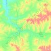 Bayangol topographic map, elevation, terrain