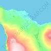 Skopun topographic map, elevation, terrain