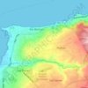 Aïn Benian topographic map, elevation, terrain