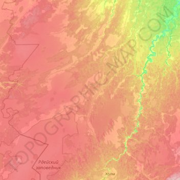 Поддорский район topographic map, elevation, terrain