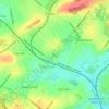 Glenside topographic map, elevation, terrain