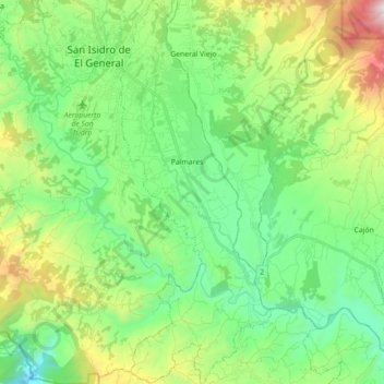 Daniel Flores topographic map, elevation, terrain