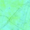 Xã Mỹ Hạnh topographic map, elevation, terrain