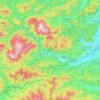 Rax-Schneeberg Group topographic map, elevation, terrain