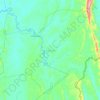 Ganganagar topographic map, elevation, terrain