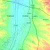 彭婆镇 topographic map, elevation, terrain
