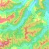Yahualica topographic map, elevation, terrain