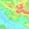 Sabazan topographic map, elevation, terrain