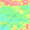 Ouro Fino topographic map, elevation, terrain