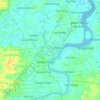 Kecamatan Sabak Auh topographic map, elevation, terrain