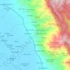 Semadam topographic map, elevation, terrain