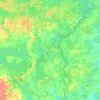 Rimšė eldership topographic map, elevation, terrain