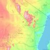 Tanga Region topographic map, elevation, terrain
