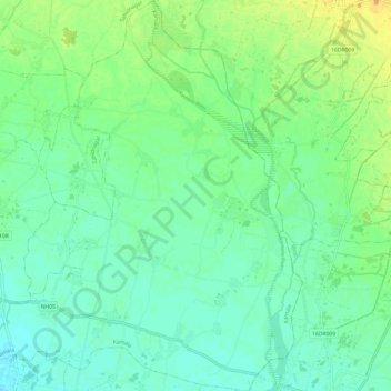 Kamala topographic map, elevation, terrain