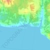 Milo topographic map, elevation, terrain