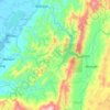 Sungai Padas topographic map, elevation, terrain