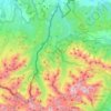 Tatranská Javorina topographic map, elevation, terrain