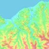 Tirebolu topographic map, elevation, terrain
