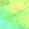 Panmure topographic map, elevation, terrain