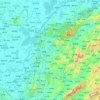 Yueyang topographic map, elevation, terrain