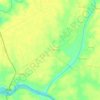 Mangoli topographic map, elevation, terrain