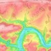Hastière-Lavaux topographic map, elevation, terrain