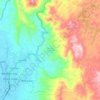 Điện Biên Phủ Ward topographic map, elevation, terrain